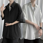 半袖 シャツ ins 夏 韓国スタイル 上着 メンズ トップス 学生 おしゃれ