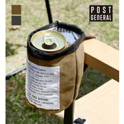 【POSTGENERAL】ワックスドキャンバス ボトルバッグ(ブラウン / グレイ) POST GENERAL / ポストジェネラル