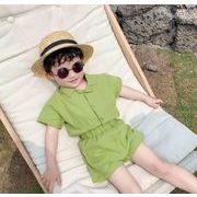 【2点セット】春夏新作 子供服  ベビー服  アパレル  半袖  シャツ+ショットパンツ   男の子