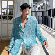 魅力を増すコツ 韓国ファッション シャツ カジュアル トレンド 気質 スパンコール ブラウス