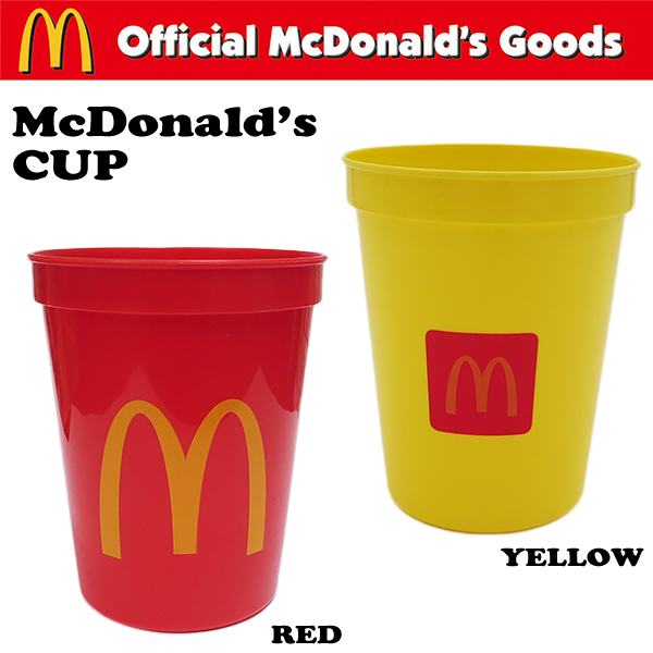 McDonald's CUP【マクドナルド カップ】【RED / YELLOW】 有限会社 ...