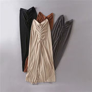 華やかな印象に& INSスタイル 欧米風 新品 伸縮性ウエストファッション 薄い バッグヒップ ロングスカート