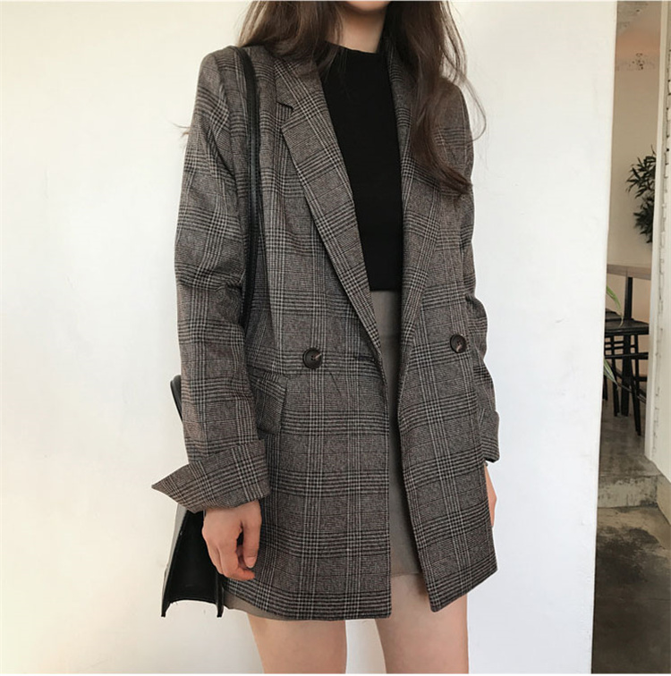 韓国ファッション 2021 秋 新品 高級感 気質 中・長セクション 2つボタン スーツ コート