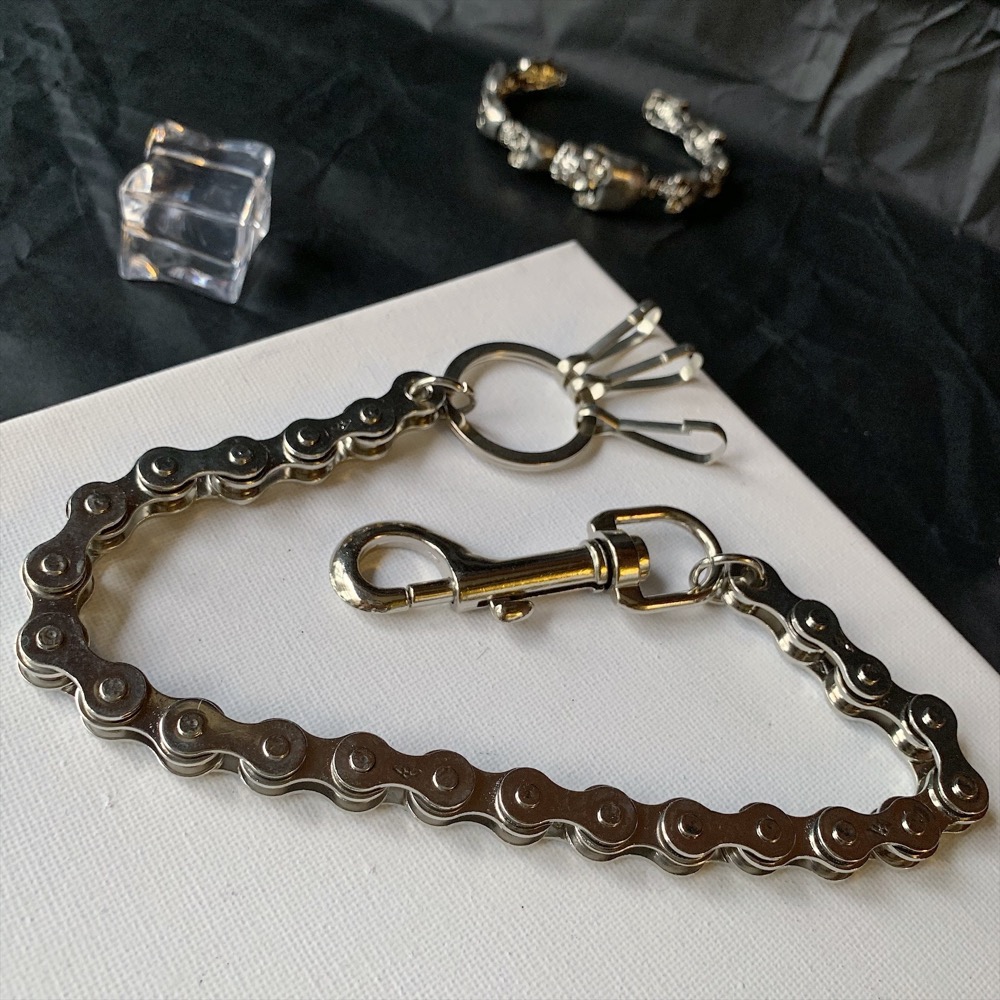 チェーン ウォレットチェーン チェーンベルト フック ファッション小物 男女兼用