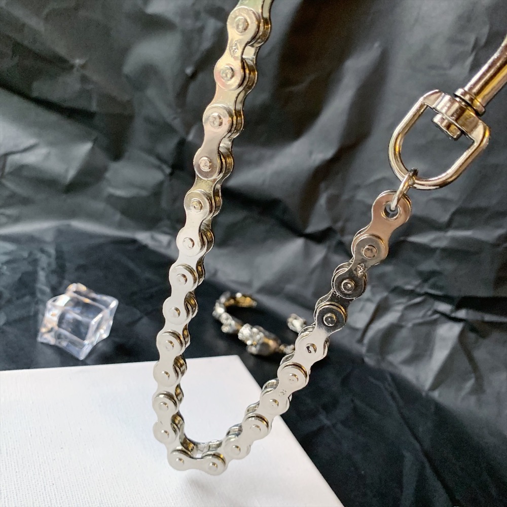 チェーン ウォレットチェーン チェーンベルト フック ファッション小物 男女兼用