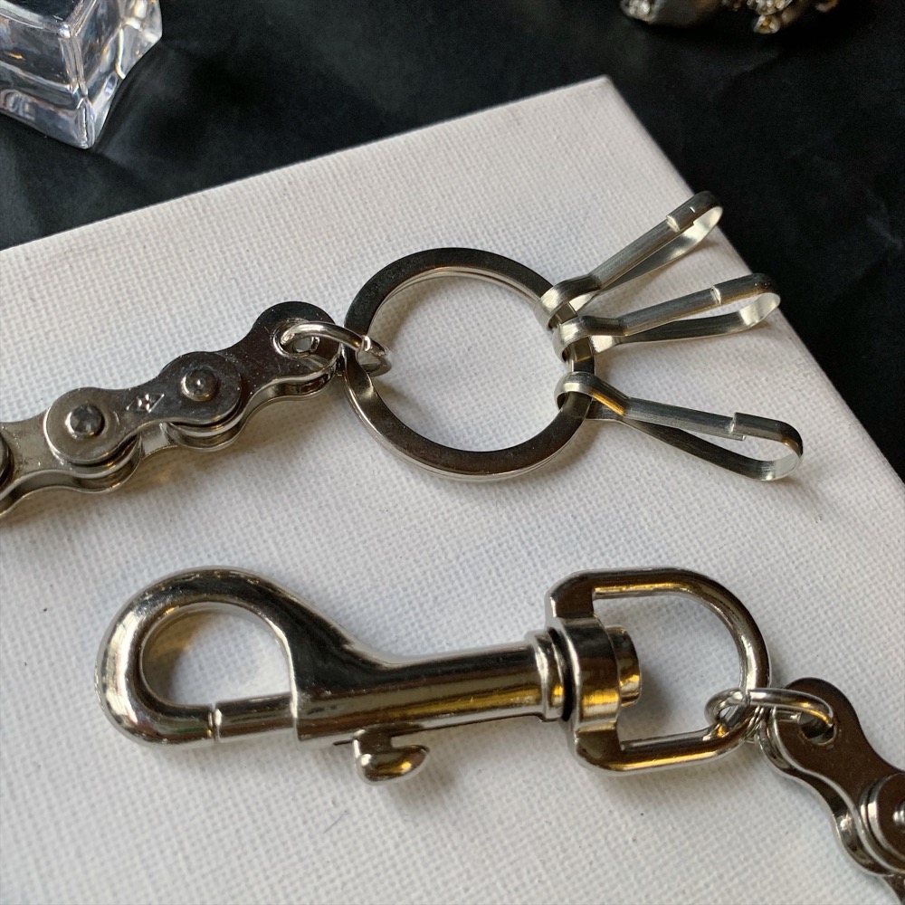 チェーン ウォレットチェーン チェーンベルト フック ファッション小物 男女兼用