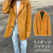 韓国ファッション 気質 簡約 ニュートラルウィンド ショート ライダースジャケット