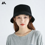 新作  韓国風  帽子 女   漁夫帽  復古 盆帽   コールテン  毛カップルタイプ   周囲（54-58cm）12色