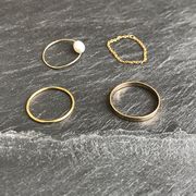 14KGF ゴールドフィルド リング goldring 指輪 天然パール ◆メール便対応可◆