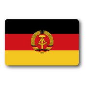 SK377 国旗ステッカー 東ドイツ EAST GERMANY 100円国旗 旅行 スーツケース 車 PC スマホ