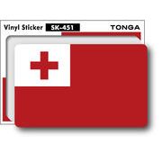 SK451 国旗ステッカー トンガ TONGA 100円国旗 旅行 スーツケース 車 PC スマホ