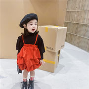 韓国風子供服　女の子　 コーデュロイ 　つリスカート　 つぼみのスカート　２色