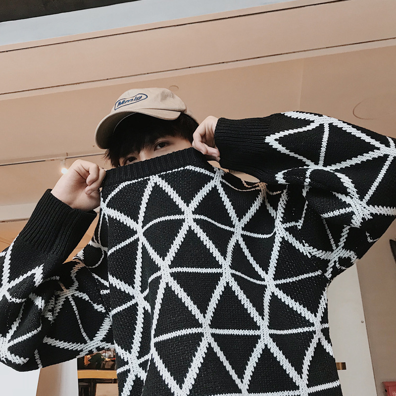 ユニセックス　メンズ　ニット　セーター　トップス　カジュアル　大きいサイズ　ストリート系　渋谷風☆