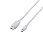 【5個セット】エレコム Mini DisplayPort-HDMI変換ケーブル/2m/ホワ