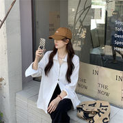 ドキドキ綺麗ですね 韓国ファッション スリム sweet系 デザインセンス シャツ ジッパー トップス