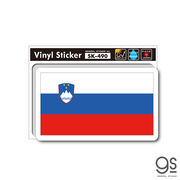国旗ステッカー スロベニア SLOVENIA 旅行 スーツケース 車 PC フラッグ 国旗 SK490 グッズ PC スマホ