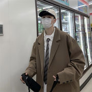 通勤する 2021 男性 スモールスーツ 香港風 ゆったりする 学生 カジュアル スーツ コート