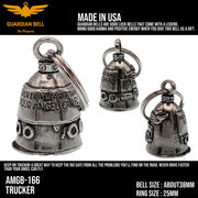 ガーディアンベル　ラッキーベル　バイカー　キーホルダー　お守り　GUADIAN BELL USA