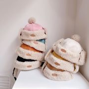 秋冬ファッション  子供　　防寒　ファッション  　暖かい　  帽子 イヤーカバー