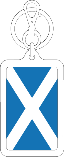 【選べるカラー】KSK372 スコットランド SCOTLAND 国旗キーホルダー 旅行 スーツケース