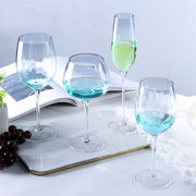 LSドリーム 2個 レインボー クリスタル グラス 赤ワイングラス カップル ゴブレット シャンパングラス
