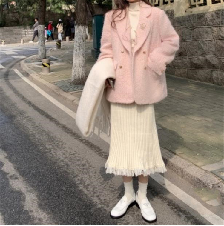 Insスタイル 21 秋冬 新品 小さな香りの風 Sweet系 スーツ 厚手 チェスターコート オシャレ Www Watsons Biz Id