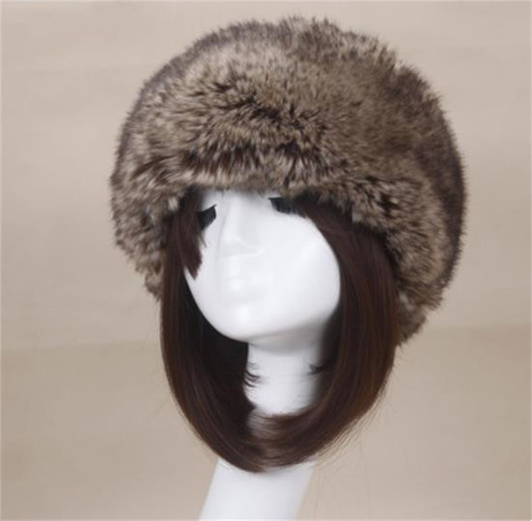 人気が急騰する 激安セール 暖かい 厚手 帽子 ファッション ハットリング ヘッドバンド キツネの毛皮