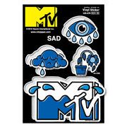 MTV ロゴフィールステッカー SAD 音楽 ミュージック アメリカ 人気 LCS678 グッズ