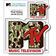 MTV ロゴステッカー カモフラージュ 音楽 ミュージック アメリカ 人気 LCS338 グッズ