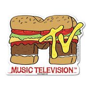 MTV ロゴウォールステッカー ハンバーガー 音楽 ミュージック インテリア アメリカ 人気 DW004 グッズ