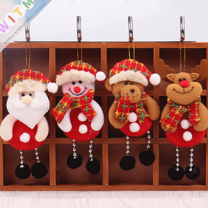 Christmas限定 チャーム おもちゃ 玩具 クリスマス ツリー飾り ショーウインドー トナカイ サンタ 雪だるま