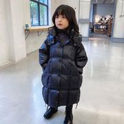 韓国ファッション 子供服 秋冬 キッズ服  綿入れの厚いコート 中・長セクション 寒さ対策