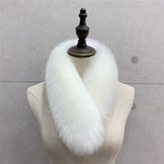 INSスタイル 冬 肌にやさしい オシャレ フェイクファー スカーフ ピュアカラー 毛皮の襟  厚手 スヌード