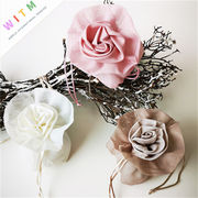 ローズ 巾着袋 ミニ巾着 ポーチ ラッピング袋 アクセサリー収納 小物入れ 高級感あり