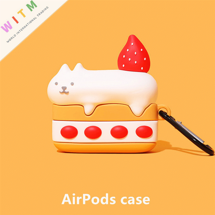 猫ちゃん AirPods proケース エアーポッズカバー airpods3 airpods Pro シリコンケース イヤホンカバー