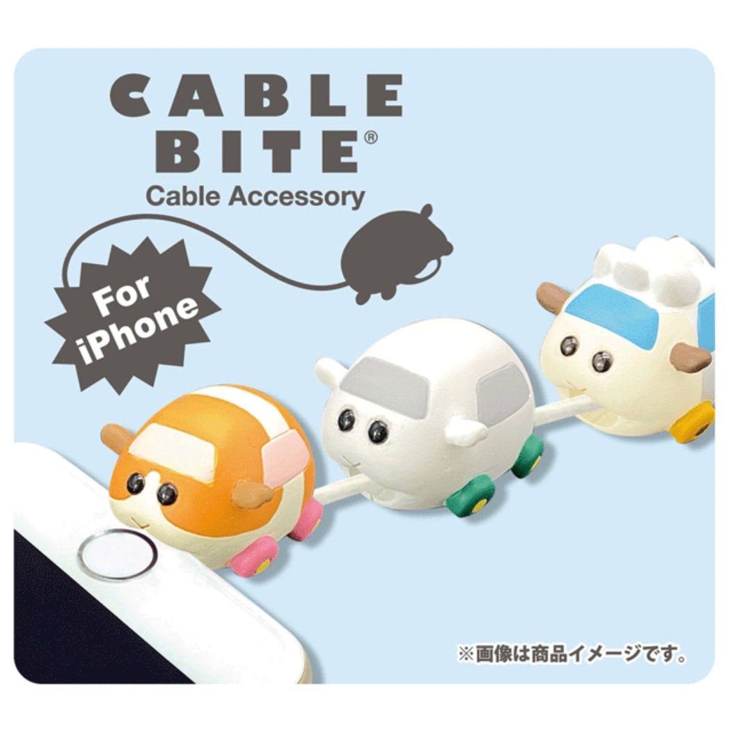 スマホアクセ】PUIPUIモルカー ケーブルバイト テディ CAB 株式会社