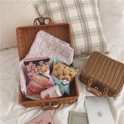 定番 籐 スーツケース シンプル 収納ボックス ピクニックボックス 写真の小道具 大人気