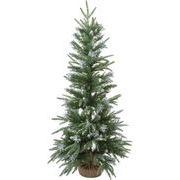 【クリスマス】ＰＶＣツリ－・リ－ス 120cmスノーバーラップツリー
