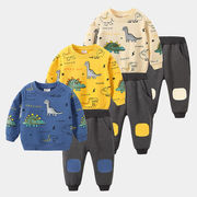子供服、男の子、綿のスポーツウェア、ルーズでファッショナブルな新しいスタイル、長袖のセーター