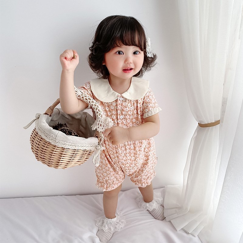 半袖 ロンパース 女の子 赤ちゃん ベビー服 花柄 可愛い 夏服 プレゼント ギフト Www Watsons Biz Id