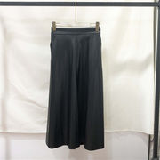 注目になる印象 激安セール レザースカート ダブルポケット 快適である Aライン 大きい裾 傘スカート