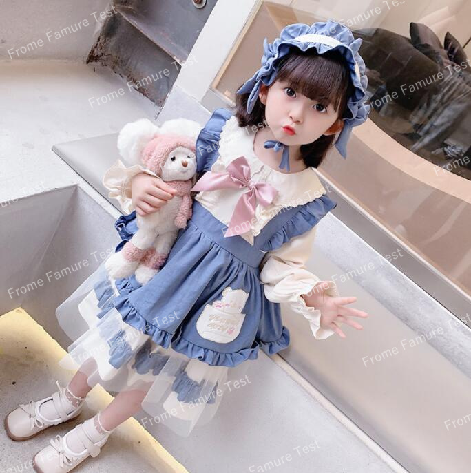 春と秋 女の子ドレス ☆ファッションドレス☆ロリータドレス☆子供服 キッズ服 かわいくて☆80-130 ファームレーテスト 有限会社  問屋・仕入れ・卸・卸売の専門【仕入れならNETSEA】