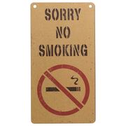 ミニサインボード [NO SMOKING / SLW045] MDF看板 アメリカン雑貨