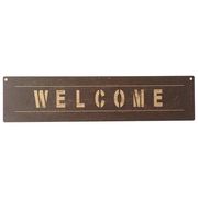 ミニサインボード [WELCOME / SLW035] MDF看板 アメリカン雑貨
