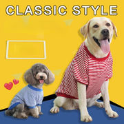 大型犬小型犬ペットシャツ脱毛防止犬服半袖猫春夏3色オプション