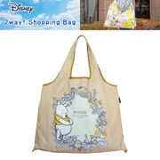■プレーリードッグ■　Disney　2way Shopping Bag　ボタニカル／くまのプーさん