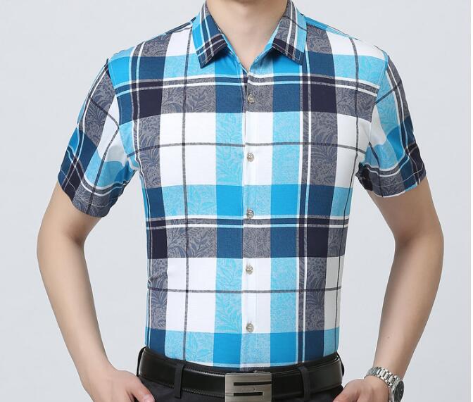 トップス 春夏シャツ メンズトップス チェックシャツ ビジネスシャツ 半袖 ポロシャツ カジュアル Www Watsons Biz Id