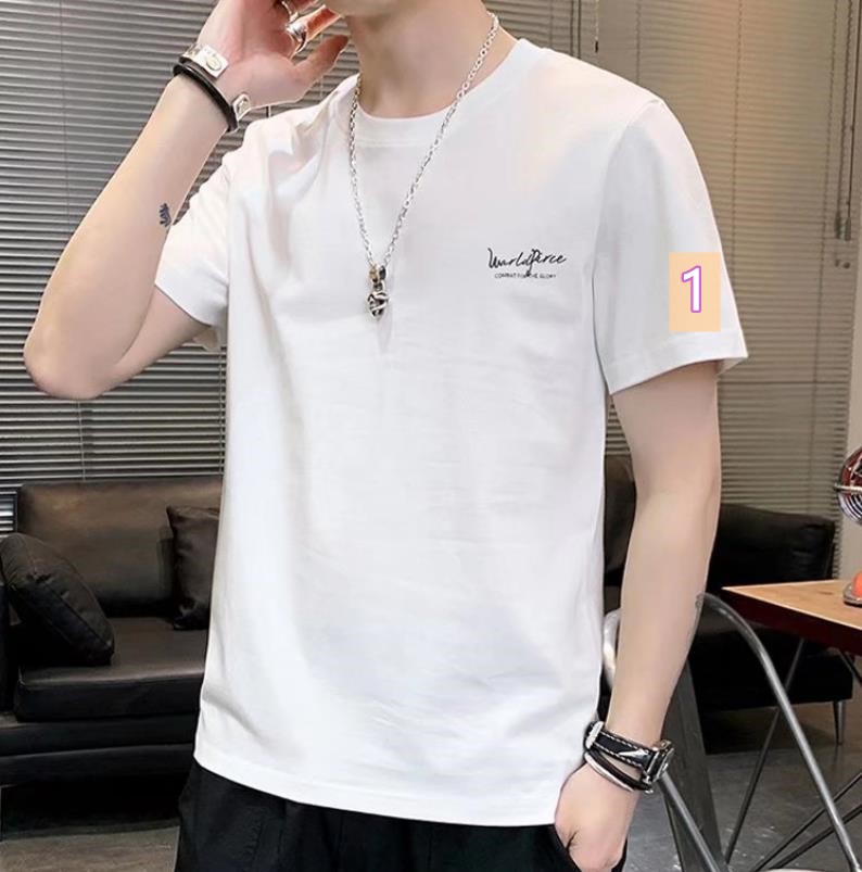 22春夏新作 メンズ 男 カジュアル トップス 半袖 プリント 丸首 Tシャツ インナー 3色 M 3xl Www Watsons Biz Id