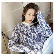 韓国風　新しいスタイル　長袖ニットセーター　男女兼用　セーター　ニット