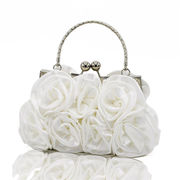 美少女すぎる！激安セール ブライダルバッグ デザインセンス 百掛け 花 手作り バラの花 ドレスバッグ